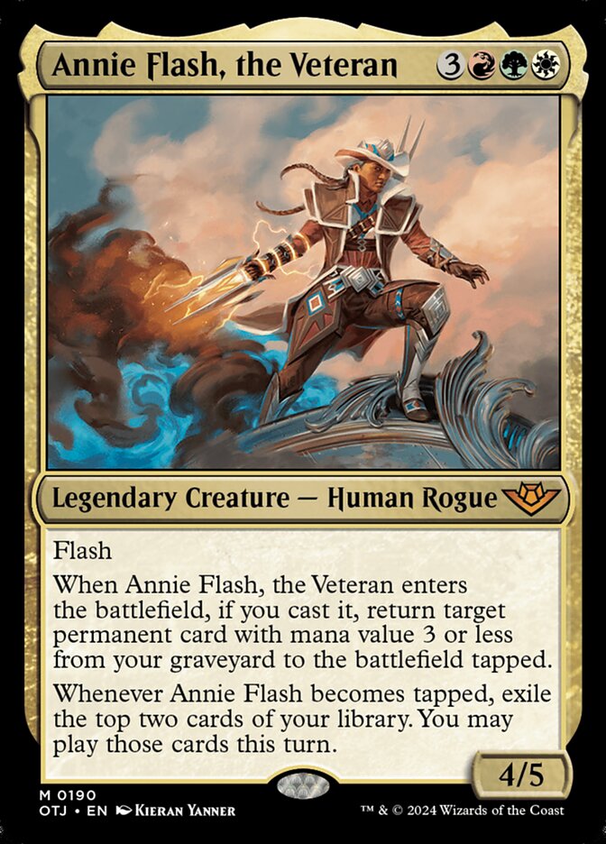 Annie Flash, the Veteran 190 (Outlaws of Thunder Junction)  | Good Games Adelaide SA