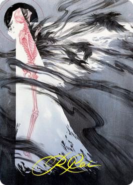 Tendrils of Agony Art Card Gold Stamped Signature 73 (Art Series: Strixhaven)  | Good Games Adelaide SA