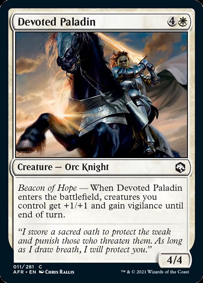 Devoted Paladin [Dungeons & Dragons: Adventures in the Forgotten Realms] | Good Games Adelaide SA