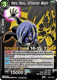 Haru Haru, Attacker Majin (Origins 2019) (BT3-120_PR) [Tournament Promotion Cards] | Good Games Adelaide SA