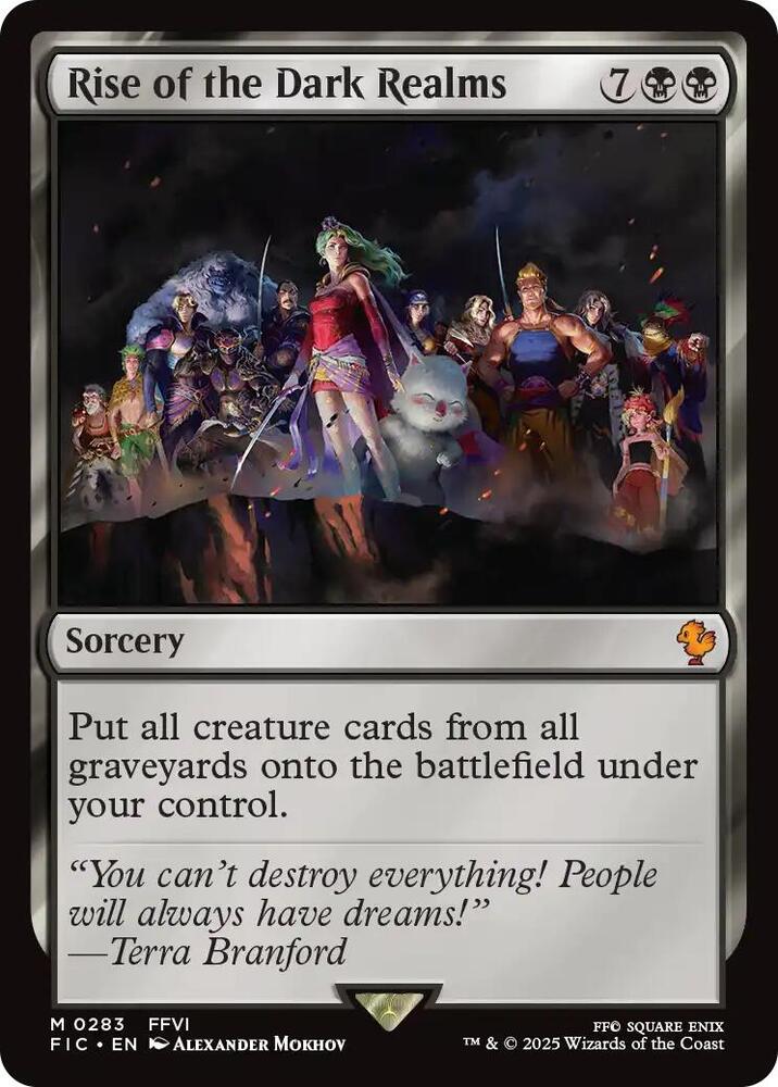 Rise of the Dark Realms 283 (Commander: FINAL FANTASY)  - Foil | Good Games Adelaide SA