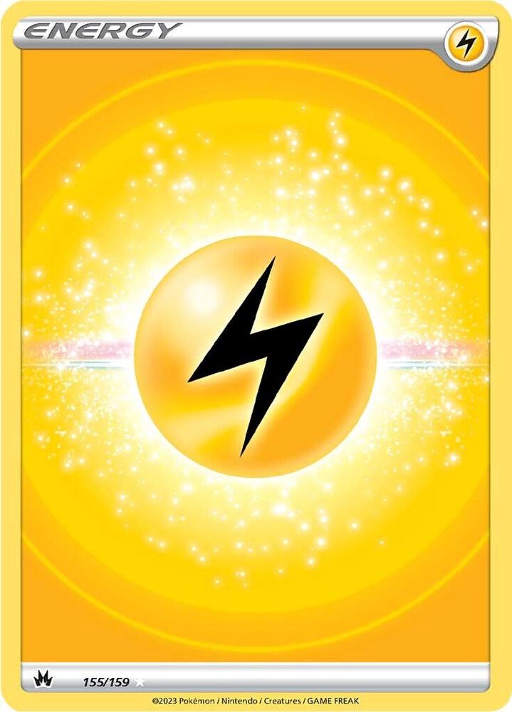 Lightning Energy Texture Full Art 155/159 (Crown Zenith)  - Holofoil | Good Games Adelaide SA