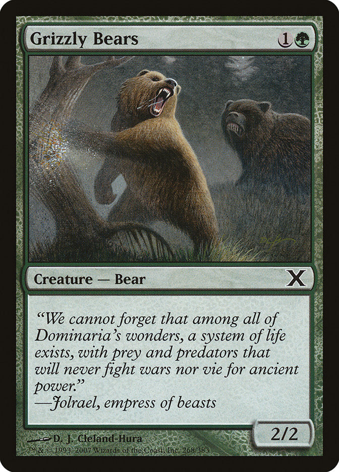 Grizzly Bears 268 (10th Edition)  - Foil | Good Games Adelaide SA