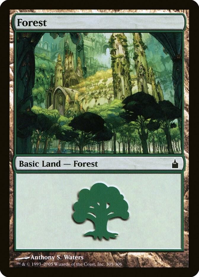 Forest 305/306 (Ravnica: City of Guilds)  - Foil | Good Games Adelaide SA