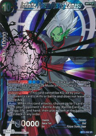 Infinite Force Fused Zamasu [BT2-058] | Good Games Adelaide SA
