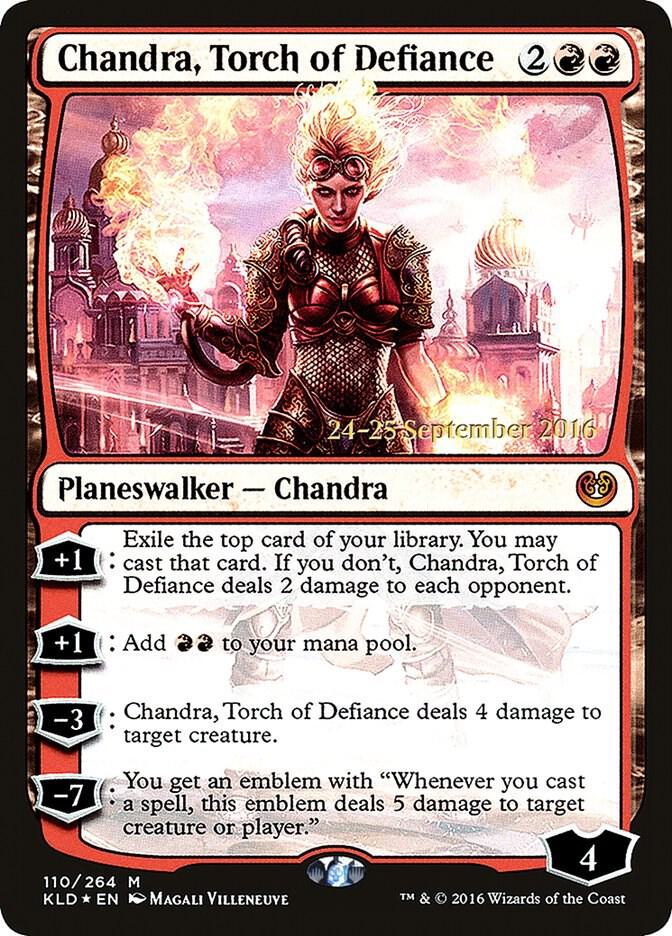 Chandra Torch of Defiance 110 (Prerelease Cards)  - Foil | Good Games Adelaide SA