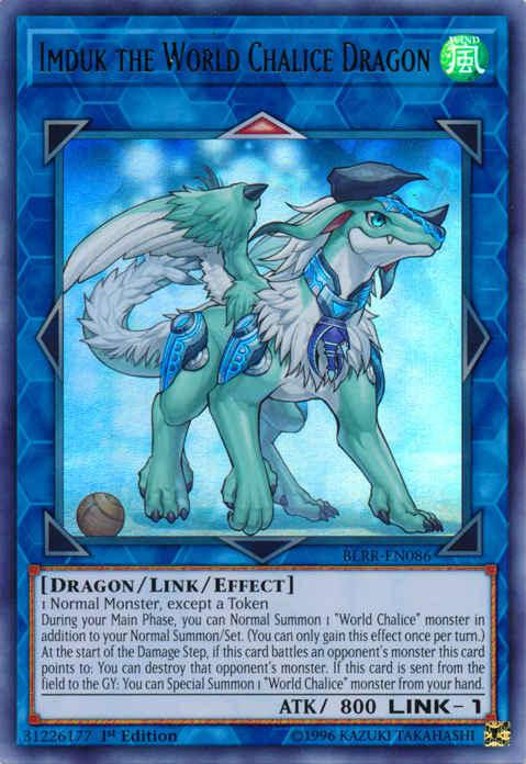 Imduk the World Chalice Dragon [BLRR-EN086] Ultra Rare | Good Games Adelaide SA