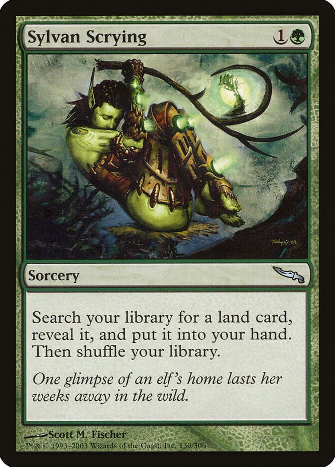 Sylvan Scrying 130 (Mirrodin)  - Foil | Good Games Adelaide SA
