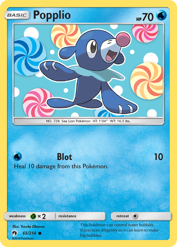 Popplio (65/214) [Sun & Moon: Lost Thunder] | Good Games Adelaide SA