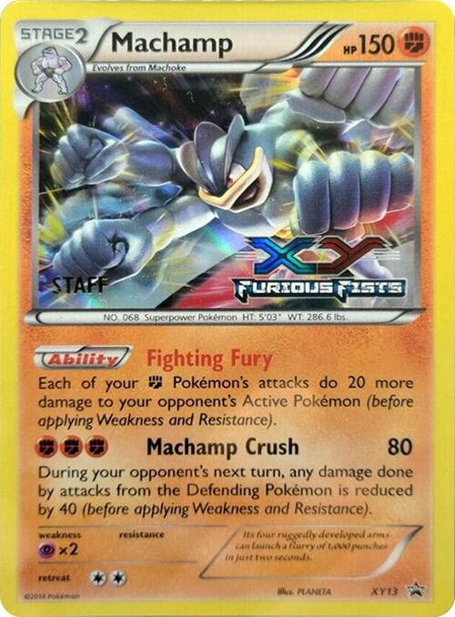 Machamp Prerelease Staff XY13 (XY Promos)  - Holofoil | Good Games Adelaide SA