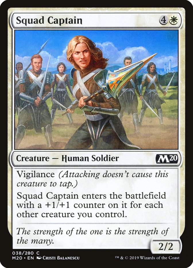Squad Captain [Core Set 2020] | Good Games Adelaide SA