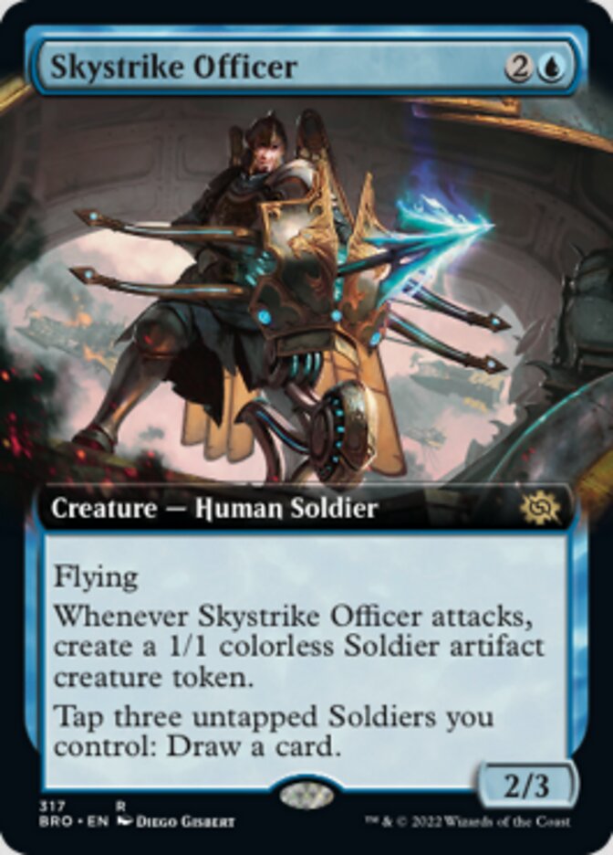 Skystrike Officer (Extended Art) [The Brothers' War] | Good Games Adelaide SA