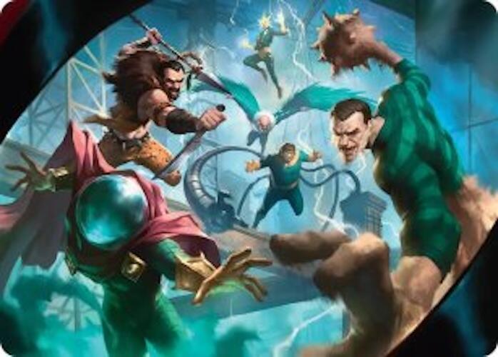 Behold the Sinister Six Art Card 7 54 7 (Art Series: Marvel's Spider-Man)  | Good Games Adelaide SA
