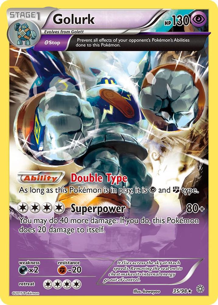 Golurk Theta 35/98 (XY - Ancient Origins)  | Good Games Adelaide SA