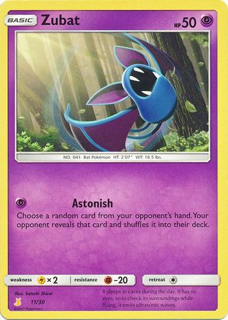 Zubat (11/30) [Sun & Moon: Trainer Kit - Alolan Raichu] | Good Games Adelaide SA