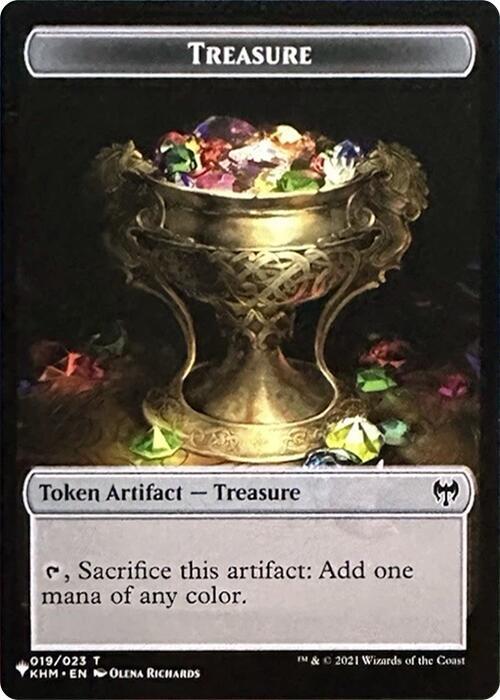 Treasure Egg Double Sided Token 19 // 8 (The List Reprints)  | Good Games Adelaide SA