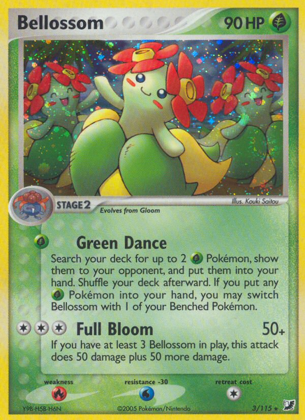 Bellossom (3/115) [EX: Unseen Forces] | Good Games Adelaide SA