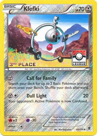 Klefki 66 119 Pokemon League 3rd Place 066/119 (League & Championship Cards)  - Reverse Holofoil | Good Games Adelaide SA