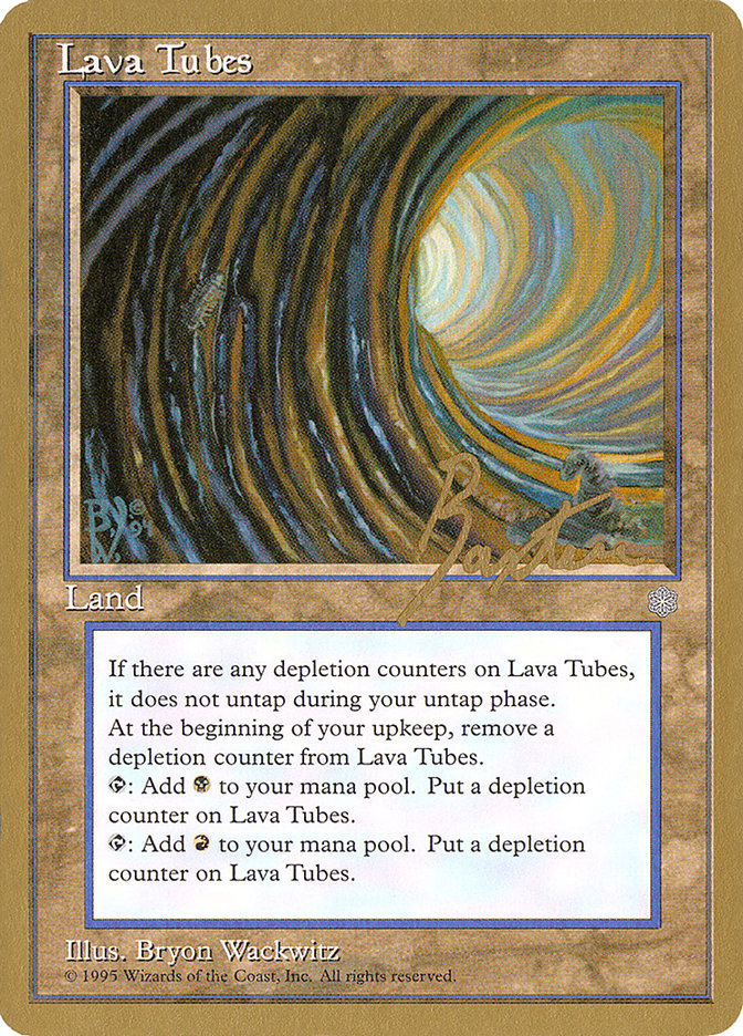 Lava Tubes (George Baxter) [Pro Tour Collector Set] | Good Games Adelaide SA