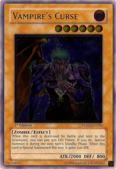 Vampire's Curse [PTDN-EN090] Ultimate Rare | Good Games Adelaide SA
