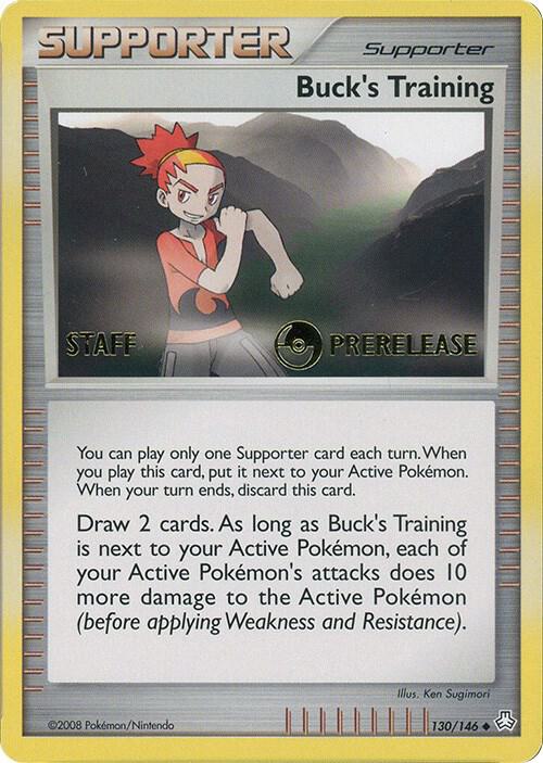 Buck's Training Prerelease Staff 130 (Miscellaneous Cards & Products)  | Good Games Adelaide SA