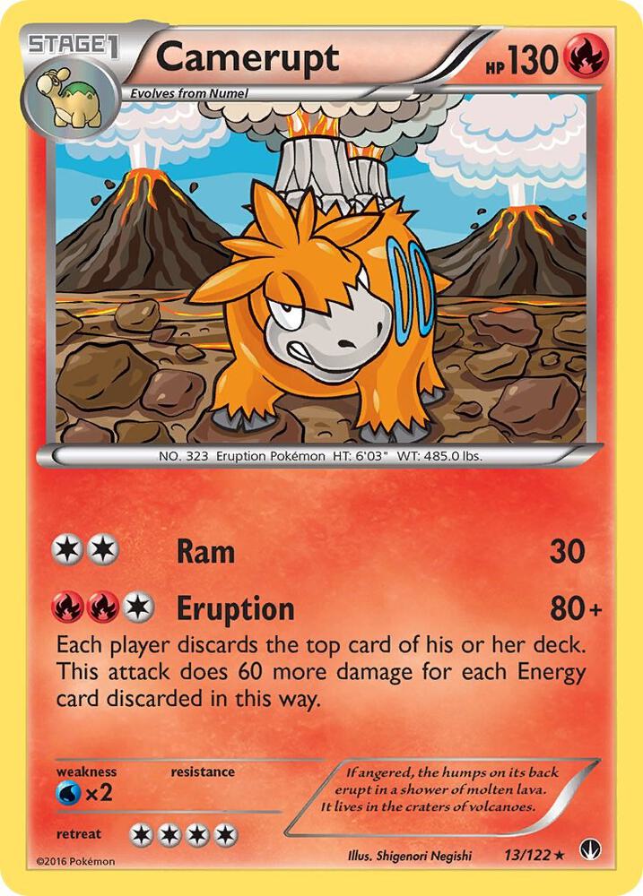 Camerupt 13/122 (XY - BREAKpoint)  | Good Games Adelaide SA