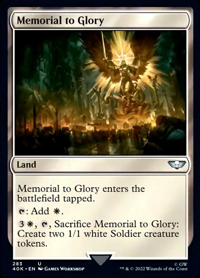 Memorial to Glory [Universes Beyond: Warhammer 40,000] | Good Games Adelaide SA