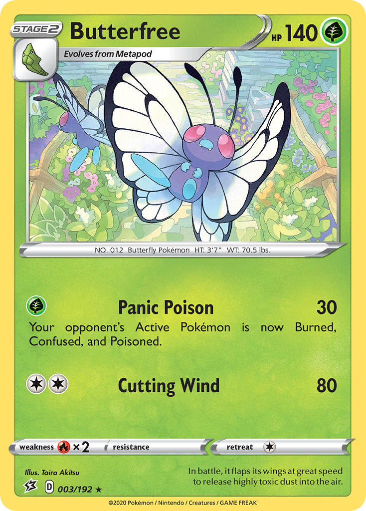 Butterfree (003/192) [Sword & Shield: Rebel Clash] | Good Games Adelaide SA