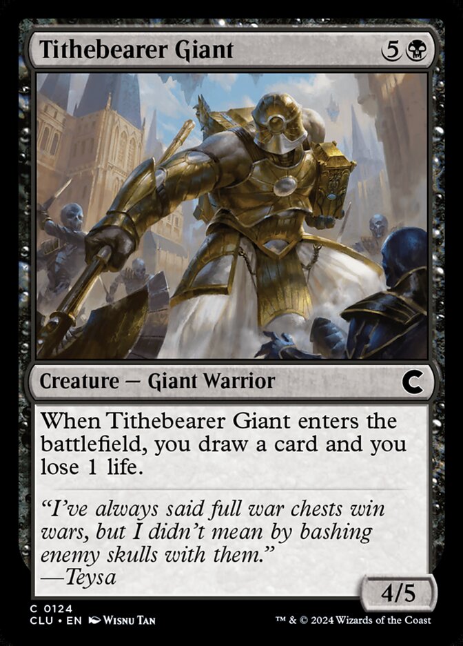 Tithebearer Giant 124 (Ravnica: Clue Edition)  | Good Games Adelaide SA