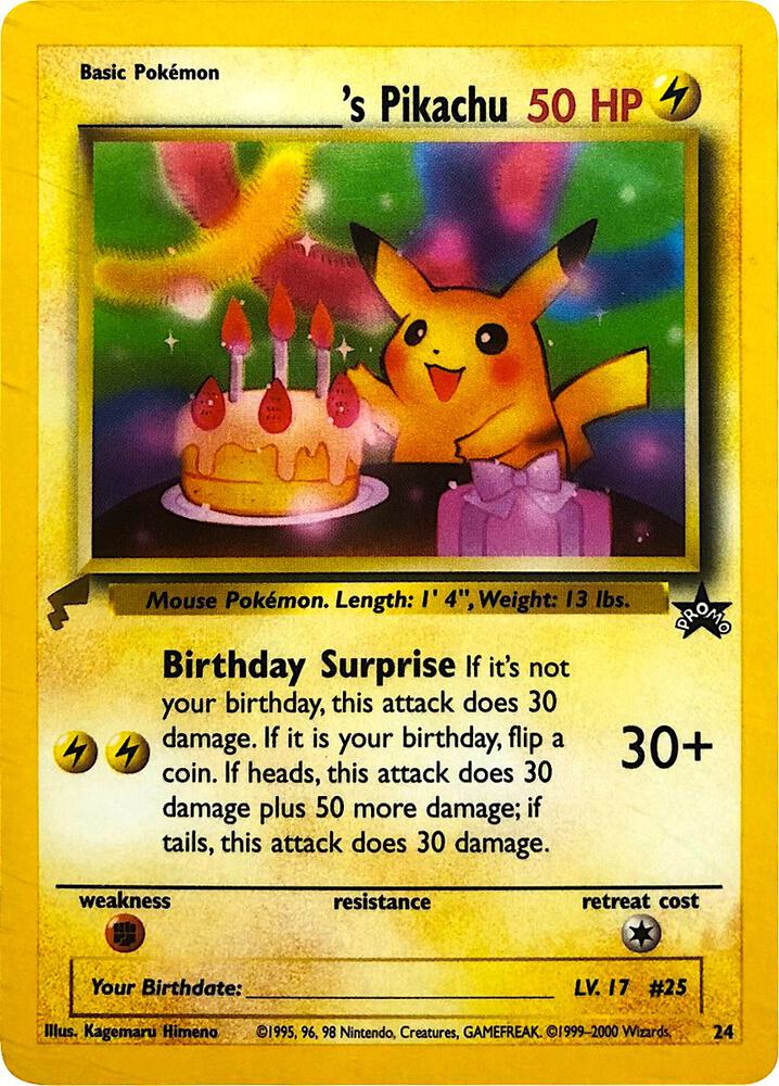 ______s Pikachu 24 (Pikachu World Collection Promos)  | Good Games Adelaide SA