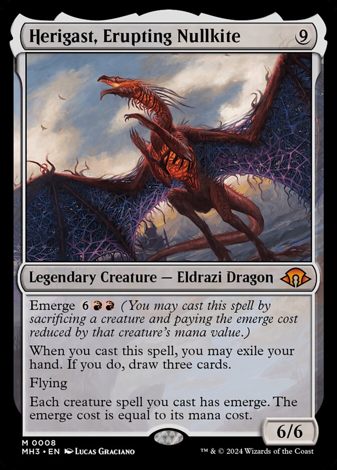 Herigast, Erupting Nullkite 8 (Modern Horizons 3)  - Foil | Good Games Adelaide SA