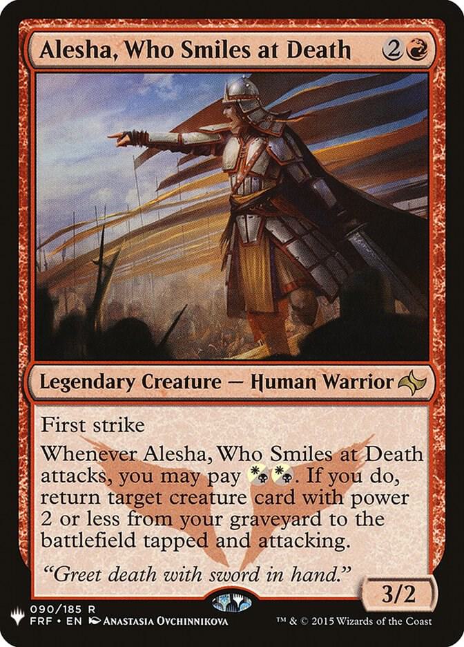 Alesha Who Smiles at Death 090/185 (The List Reprints)  | Good Games Adelaide SA