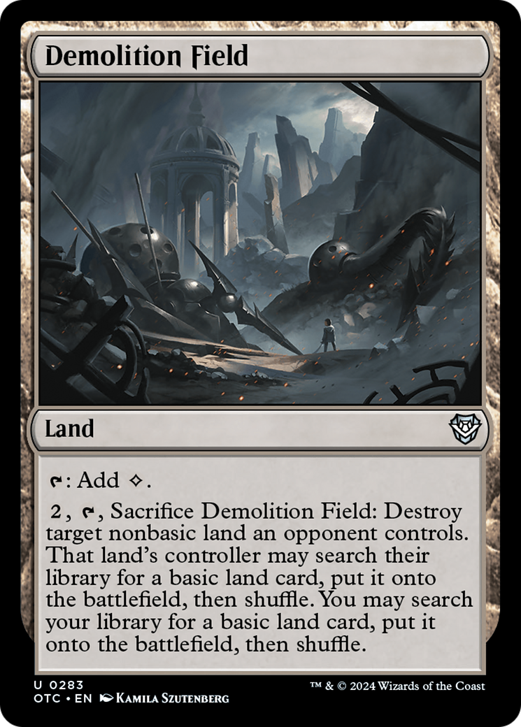 Demolition Field [Outlaws of Thunder Junction Commander] | Good Games Adelaide SA