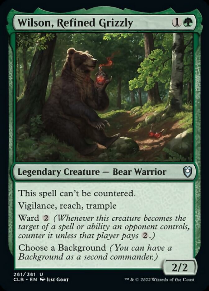 Wilson, Refined Grizzly [Commander Legends: Battle for Baldur's Gate] | Good Games Adelaide SA