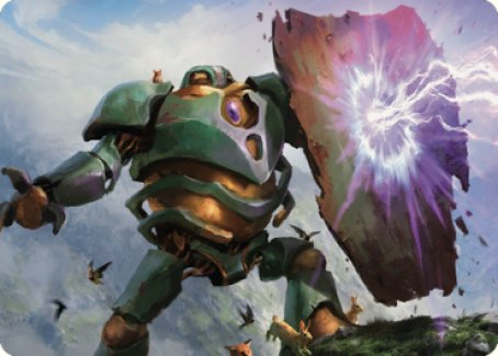 Walking Bulwark Art Card [Dominaria United Art Series] | Good Games Adelaide SA