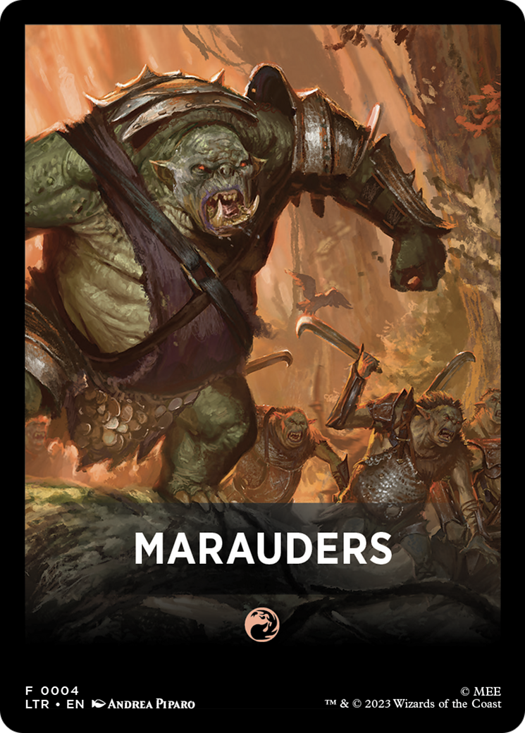 Marauders Theme Card [The Lord of the Rings: Tales of Middle-Earth Tokens] | Good Games Adelaide SA