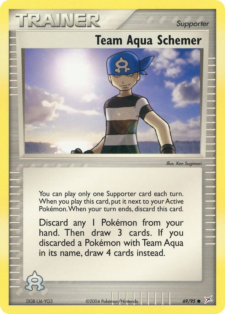 Team Aqua Schemer 69/95 (Team Magma vs Team Aqua)  - Reverse Holofoil | Good Games Adelaide SA