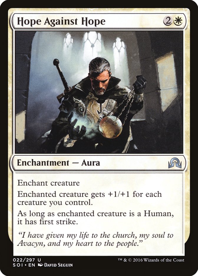Hope Against Hope 22 (Shadows over Innistrad)  - Foil | Good Games Adelaide SA
