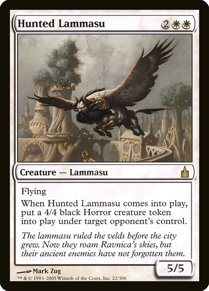 Hunted Lammasu [Ravnica: City of Guilds] | Good Games Adelaide SA