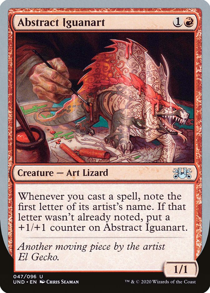 Abstract Iguanart [Unsanctioned] | Good Games Adelaide SA