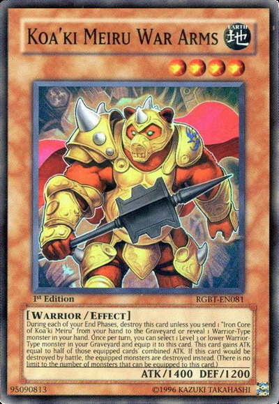 Koa'ki Meiru War Arms [RGBT-EN081] Super Rare | Good Games Adelaide SA