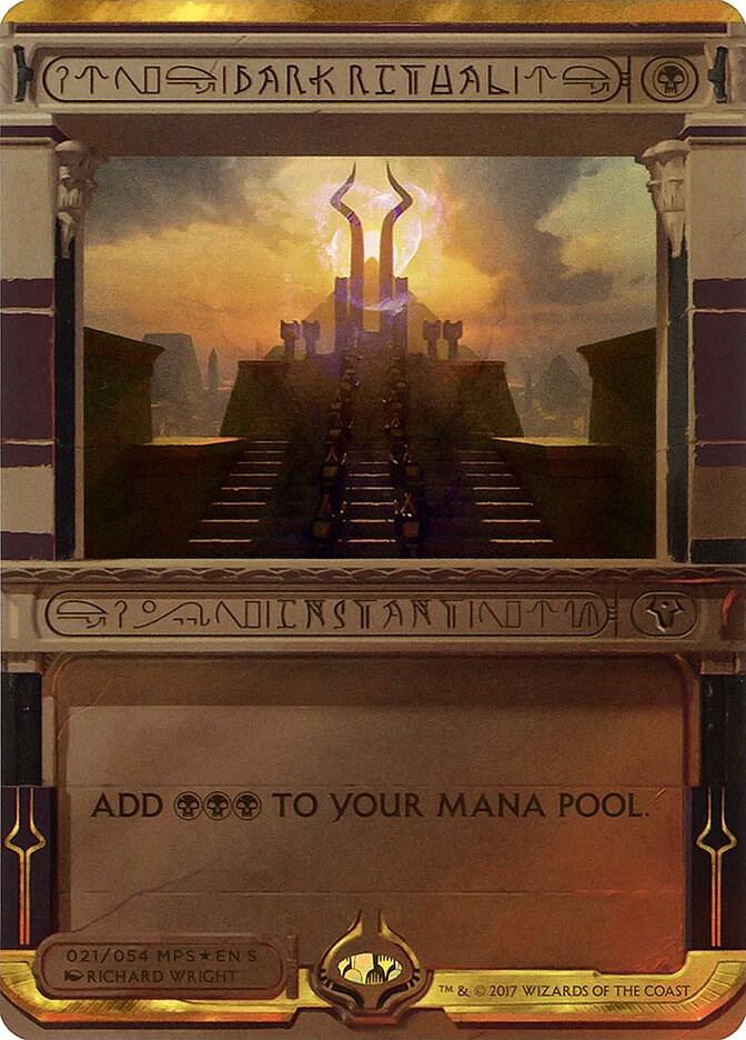 Dark Ritual 21 (Masterpiece Series: Amonkhet Invocations)  - Foil | Good Games Adelaide SA
