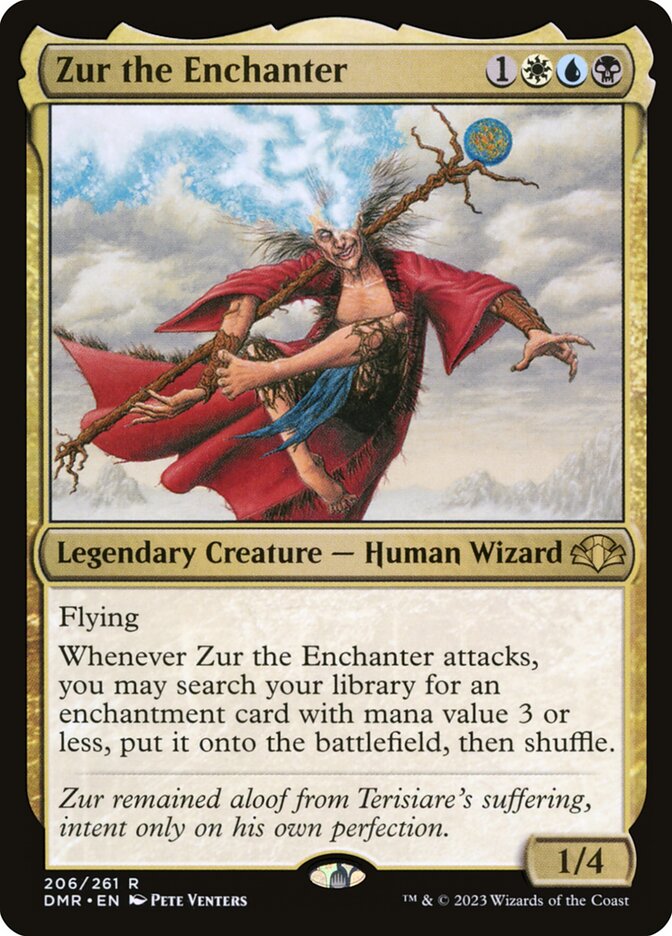 Zur the Enchanter 206 (Dominaria Remastered)  - Foil | Good Games Adelaide SA