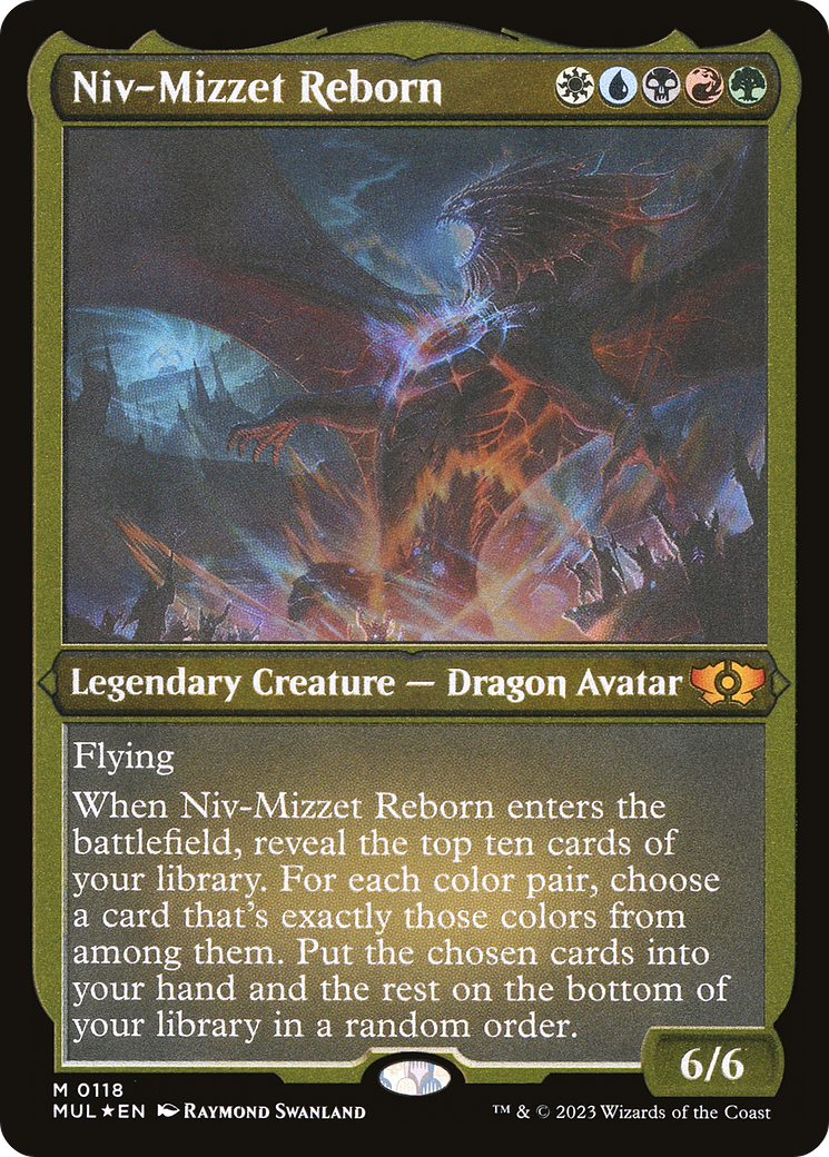 Niv-Mizzet Reborn (Foil Etched) [Multiverse Legends] | Good Games Adelaide SA
