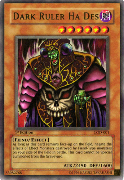 Dark Ruler Ha Des [LOD-001] Ultra Rare | Good Games Adelaide SA