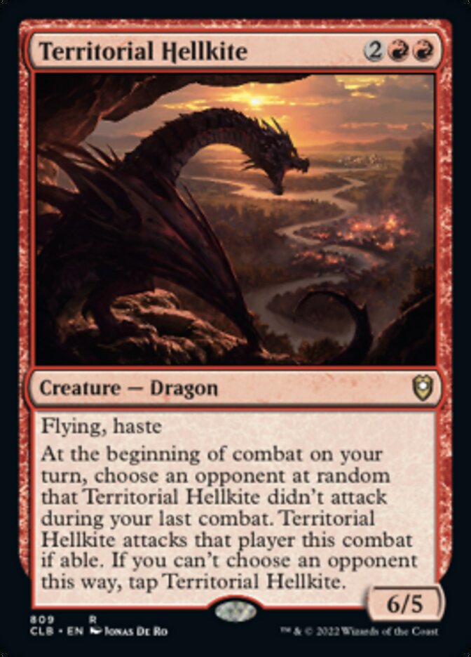 Territorial Hellkite [Commander Legends: Battle for Baldur's Gate] | Good Games Adelaide SA