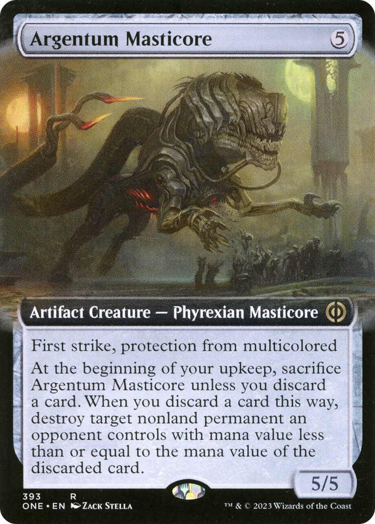 Argentum Masticore (Extended Art) [Phyrexia: All Will Be One] | Good Games Adelaide SA