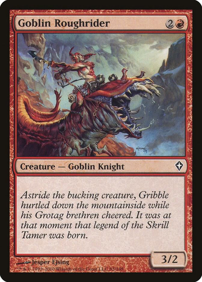Goblin Roughrider 82 (Worldwake)  - Foil | Good Games Adelaide SA