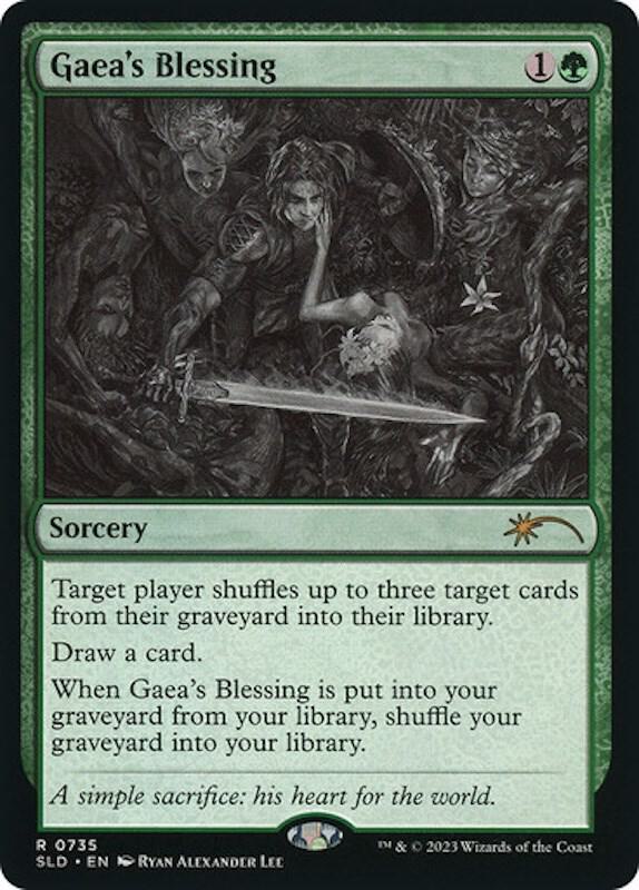 Gaeas Blessing Sketch Showcase 735 (Secret Lair Drop Series)  | Good Games Adelaide SA
