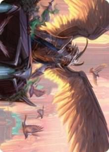 Falco Spara Pactweaver Art Card 25 81 25 (Art Series: Streets of New Capenna)  | Good Games Adelaide SA